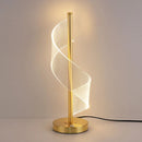 Luminária De Mesa Espiral Led Estilo Nórdico