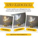 Luminária de Mesa Abajur Borboleta Para Quarto