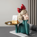 Estatueta Decorativa Busto Lili Tray