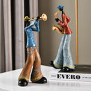 Estatueta Decorativa Ornamento A Banda Americana
