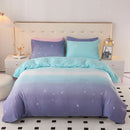 Conjunto de Cama Capa de Edredom Macia Reversível Estampa 3D