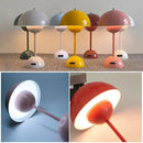 Luminária de Mesa Sem Fio Abajur Cogumelo Recarregável