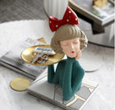 Estatueta Decorativa Busto Lili Tray