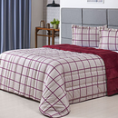 Kit Coberdrom Estampado Queen Size Dupla Face 03 Peças