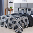 Kit Coberdrom Estampado Queen Size Dupla Face 03 Peças