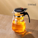 Bule com Infusor em Vidro Espessado Resistente ao Calor