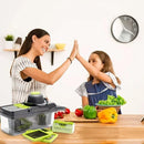ChefMax 16X - Fatiador Multifuncional com 16 Peças para Corte de Legumes e Frutas