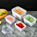 Caixa Organizadora para Geladeira com Cesta de Drenagem - Ideal para Frutas, Legumes e Despensa