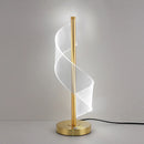 Luminária De Mesa Espiral Led Estilo Nórdico
