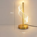 Luminária De Mesa Espiral Led Estilo Nórdico