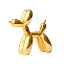 Escultura Decorativa Cachorro Balão em Resina – Estilo Nórdico Moderno Dourado / 25x9x25cm