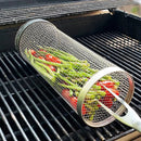 Inox GrillMaster Kit com 3 Unidades - Cesto Redondo de Churrasco