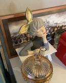 Estatueta Escultura Decoração Busto Lili Max Café