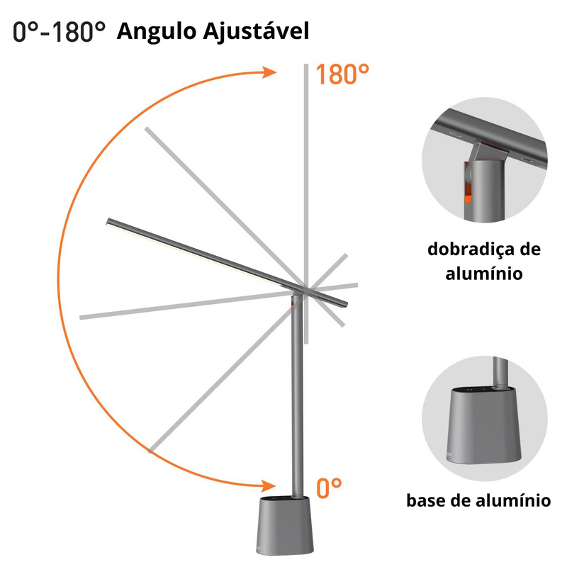 Luminária De Mesa Sem Fio Baseus