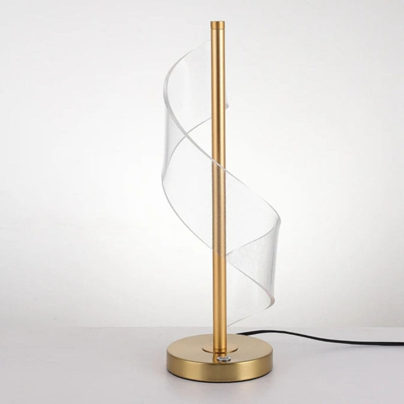 Luminária De Mesa Espiral Led Estilo Nórdico