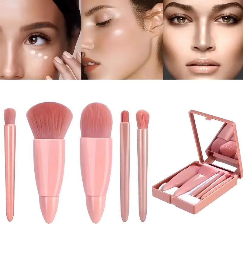 Kit Profissional de Pincéis Portáteis + Ebook Exclusivo para Iniciantes