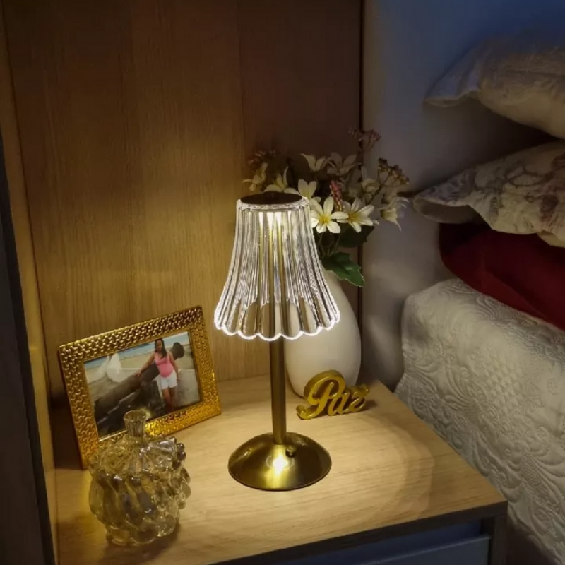 Luminária De Mesa Sem Fio Com Barra Led Sensor Toque De Luz Sem Fio