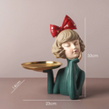 Estatueta Decorativa Busto Lili Tray