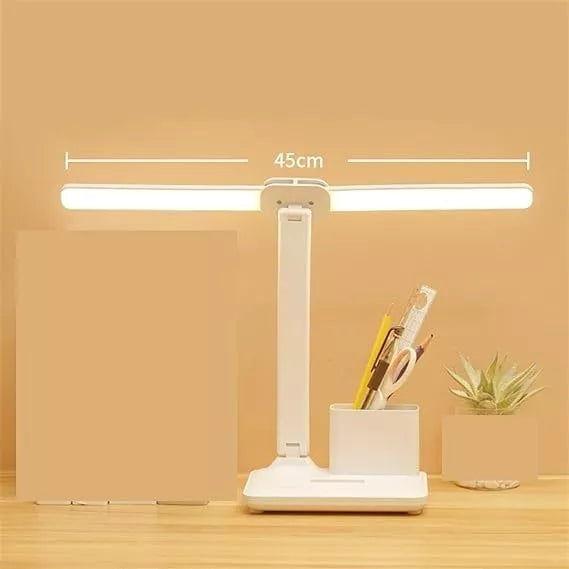 Luminaria Mesa Com 3 Modos Recarregável Abajur Luminária Estudo Articulável Led Leitura