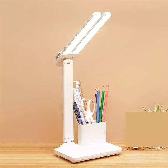 Luminaria Mesa Com 3 Modos Recarregável Abajur Luminária Estudo Articulável Led Leitura