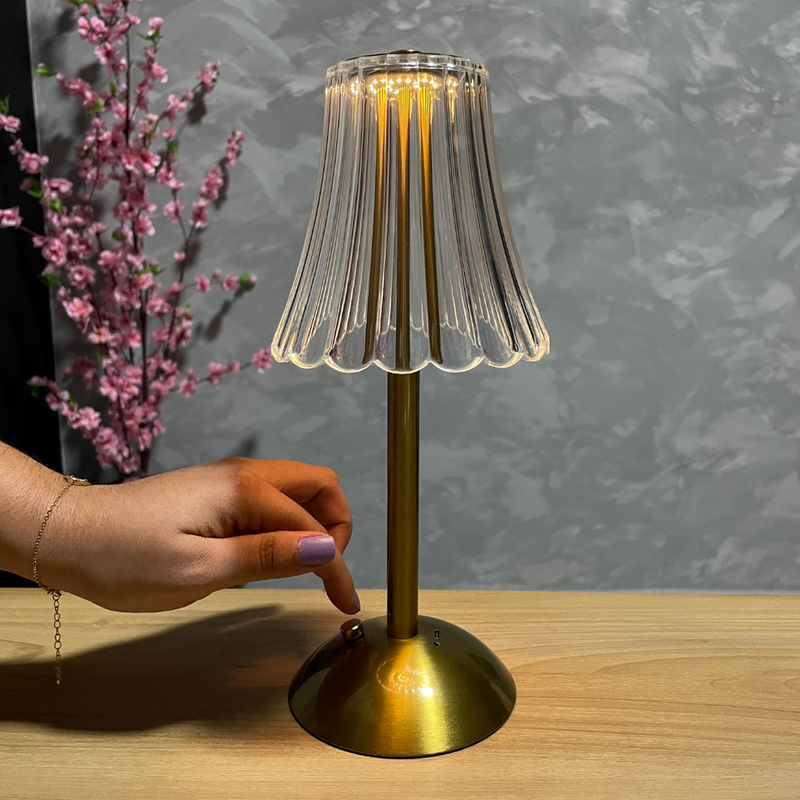 Luminária De Mesa Sem Fio Com Barra Led Sensor Toque De Luz Sem Fio