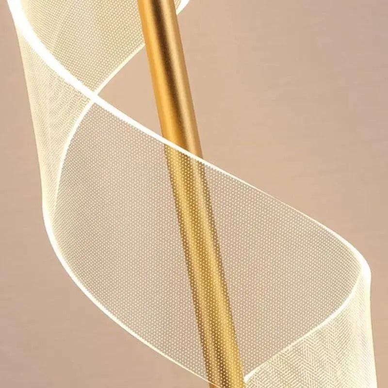Luminária De Mesa Espiral Led Estilo Nórdico