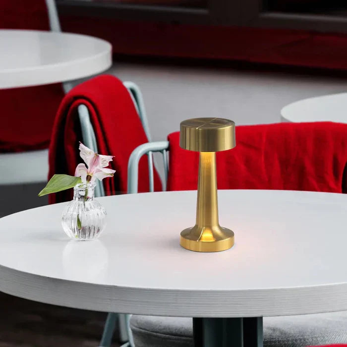Luminária de Mesa Sem Fio Em Led Retrô