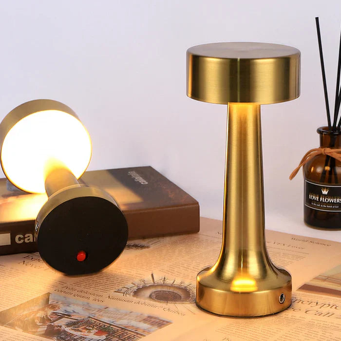 Luminária de Mesa Sem Fio Em Led Retrô