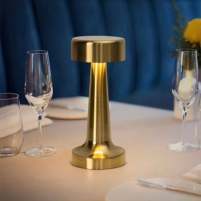 Luminária de Mesa Sem Fio Em Led Retrô