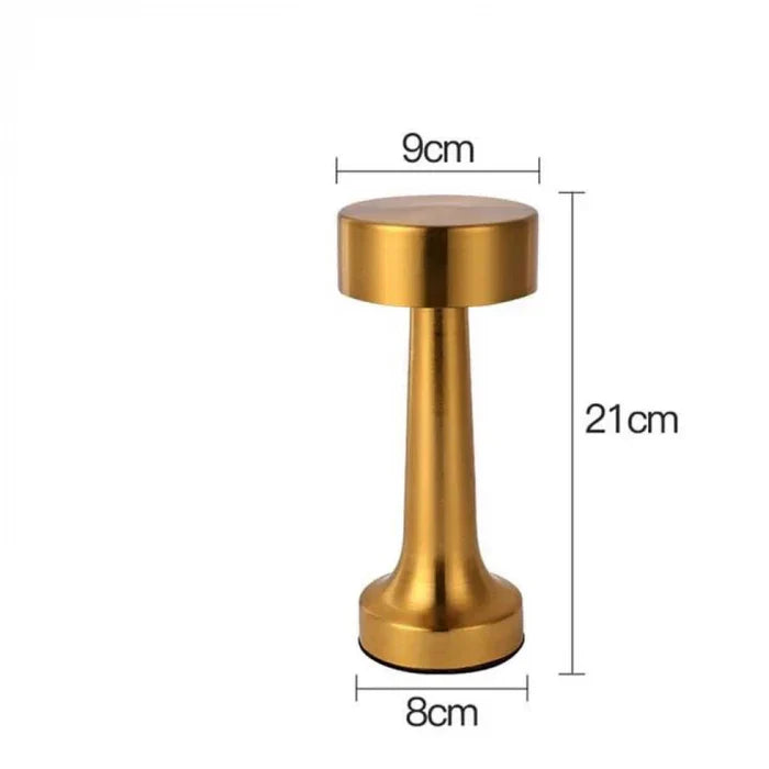 Luminária de Mesa Sem Fio Em Led Retrô