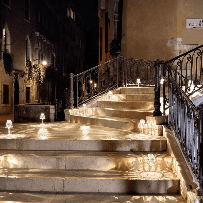 Luminária De Mesa 3 em 1 Estilo Diamante