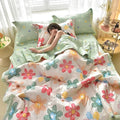 Colcha Estampada Com Fronhas - Macia e Confortável