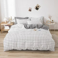 Conjunto de Cama Capa de Edredom Macia Reversível Estampa 3D