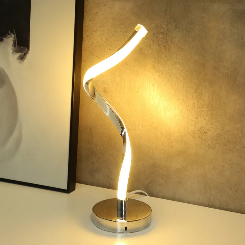 Luminária Abajur de Mesa Modelo Spirale