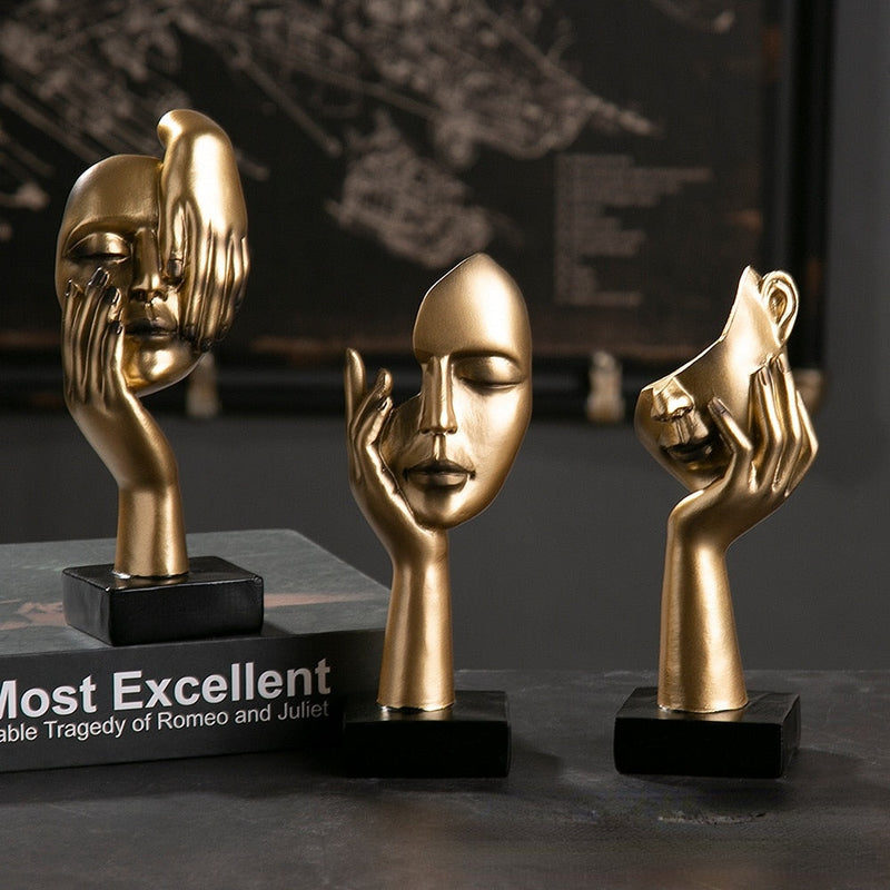 Estatueta Decorativa Linha Expressões