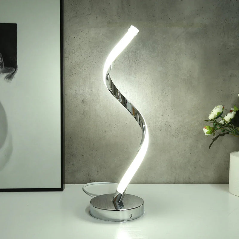 Luminária Abajur de Mesa Modelo Spirale