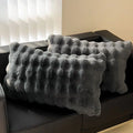 Conjunto 2 Fronhas Faux Fur Pelúcia Hipoalergênico Toque Macio e Aconchegante