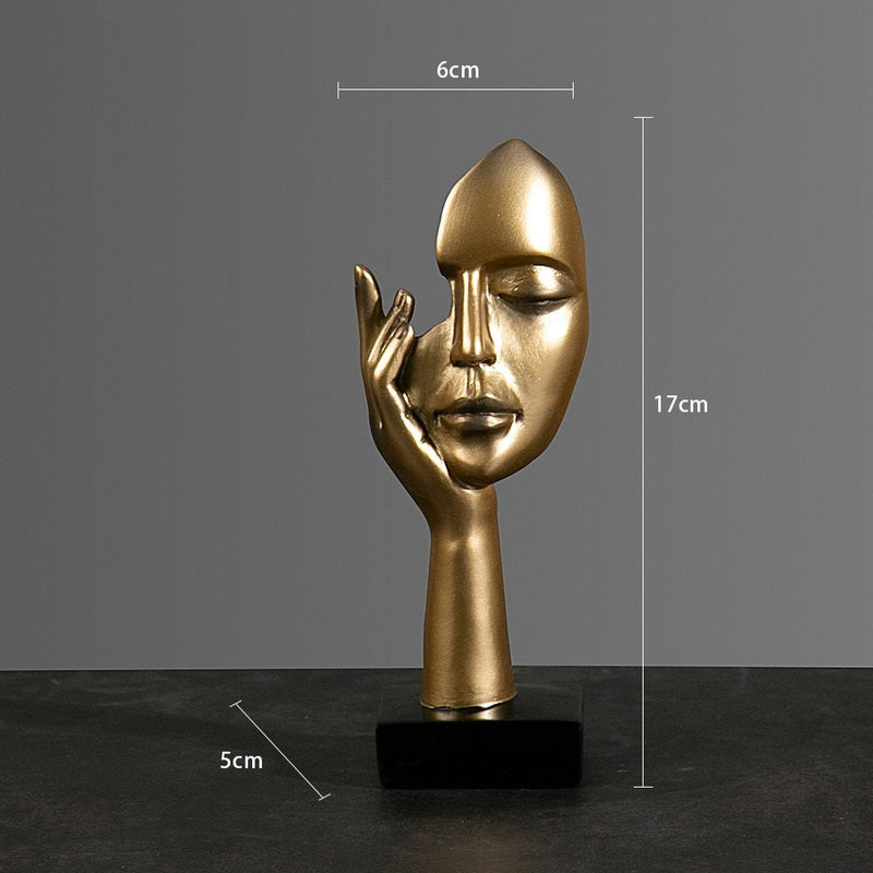 Estatueta Decorativa Linha Expressões