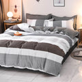 Conjunto de Cama Capa de Edredom Macia Reversível Estampa 3D