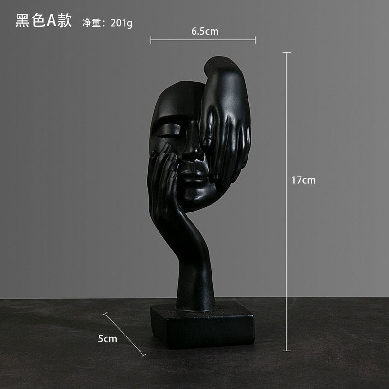 Estatueta Decorativa Linha Expressões