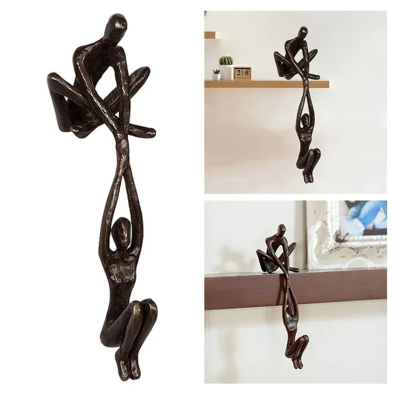 Decoração Estatueta Casal Ornamental