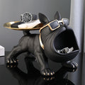 Estatueta Decorativa Bulldog Francês Decoração Porta Objetos