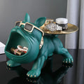 Estatueta Decorativa Bulldog Francês Decoração Porta Objetos