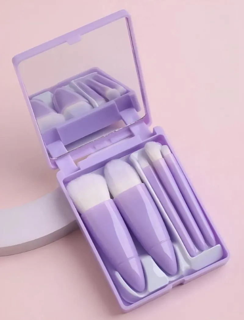 Kit Profissional de Pincéis Portáteis + Ebook Exclusivo para Iniciantes