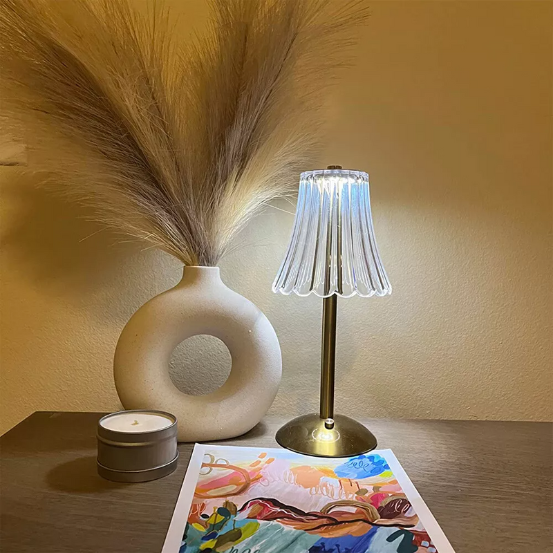Luminária De Mesa Sem Fio Com Barra Led Sensor Toque De Luz Sem Fio