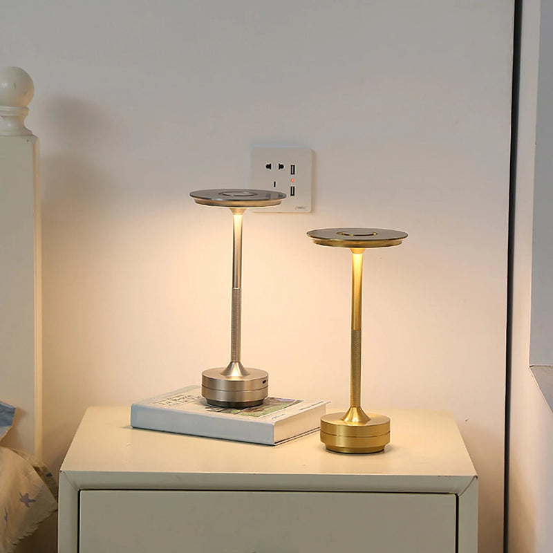Luminária De Mesa Sem Fio Dimerizável Touch
