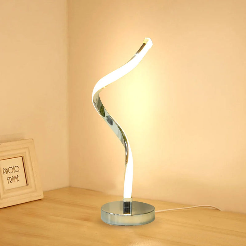Luminária Abajur de Mesa Modelo Spirale