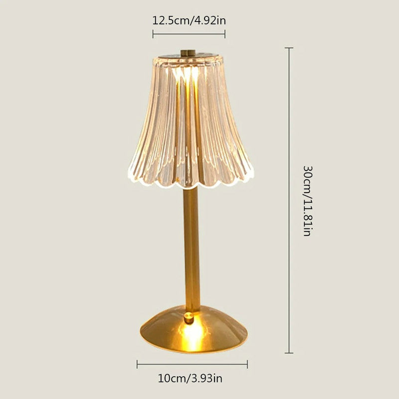 Luminária De Mesa Sem Fio Com Barra Led Sensor Toque De Luz Sem Fio