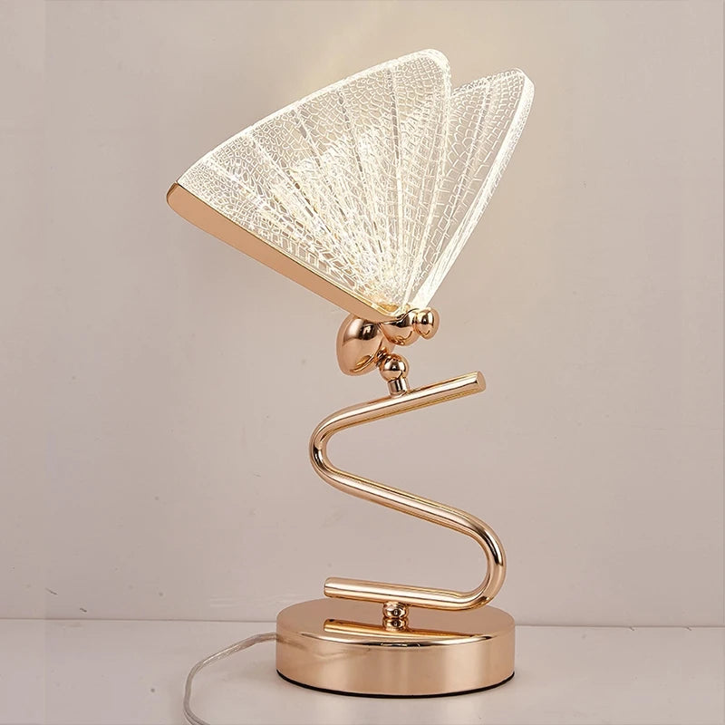 Abajur Borboleta De Mesa