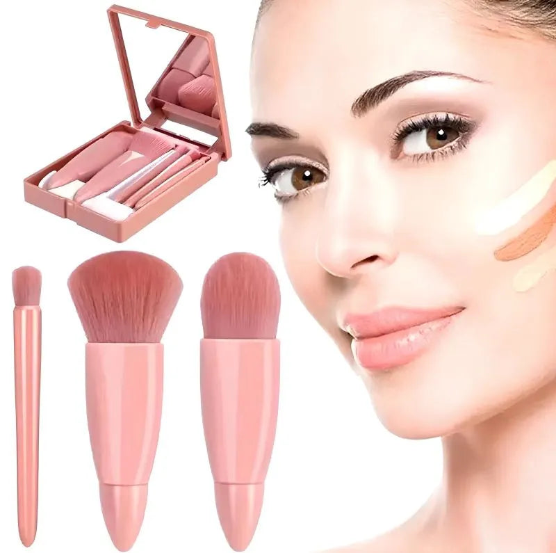 Kit Profissional de Pincéis Portáteis + Ebook Exclusivo para Iniciantes
